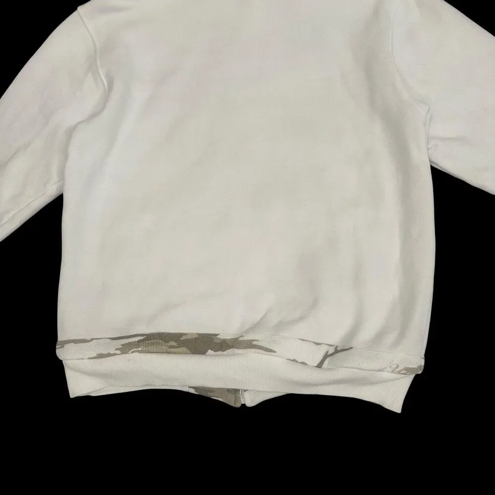 Vintage G-Unit Hoodie Mens L Heavy Weight Reversible White Camouflage Y2K - Picture 12 of 16